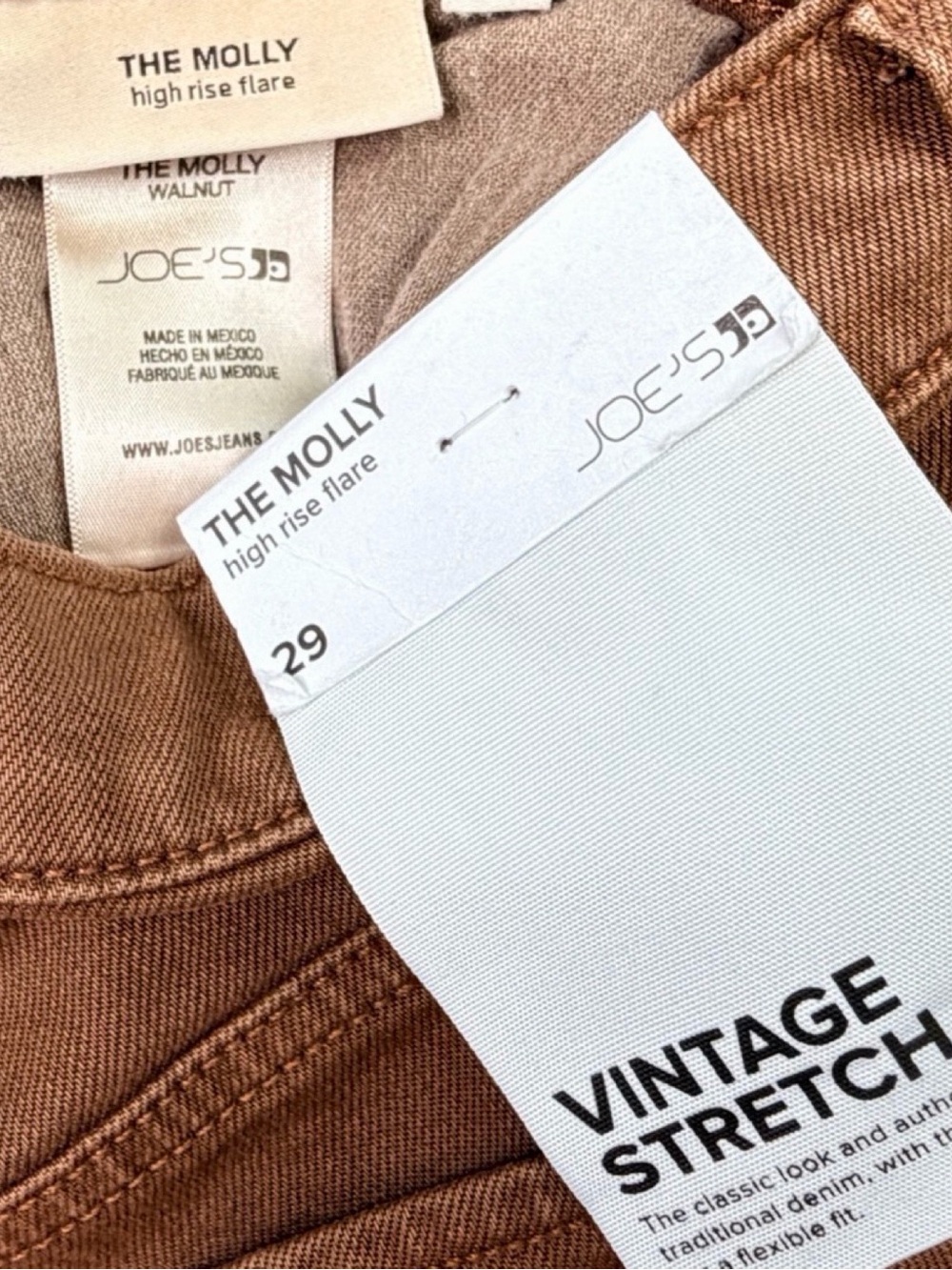 Joe’s Jeans The Molly High Rise Flare Jeans - Size 29 - Walnut - Picture 7 of 10